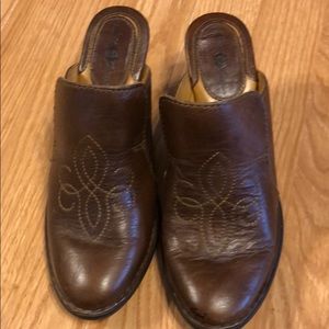 Born cowboy style heels